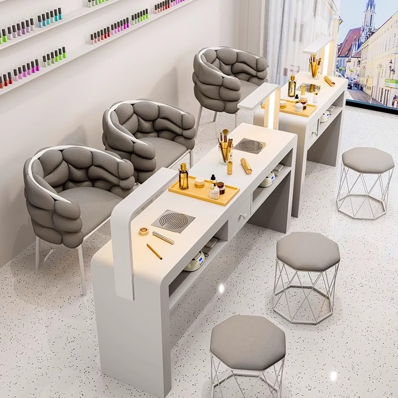 Amazon.co.jp: 引き出しと電動集塵機付きプロ仕様のマニキュアテーブル